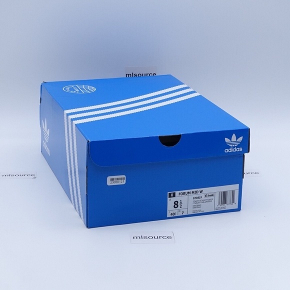 NEW adidas Originals Swarovski Forum Mid Sneakers GY0819 Cloud White - Picture 12 of 12